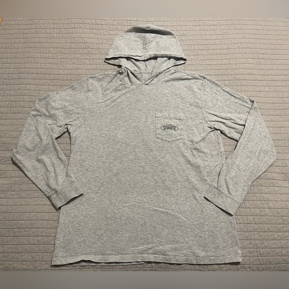 Vineyard Vines Men's LS Hooded Football Graphic Shirt Size Medium - Picture 1 of 9